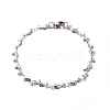 Tarnish Resistant 304 Stainless Steel Dolphin Link Bracelets BJEW-O076-03P-1