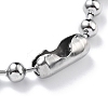 304 Stainless Steel Ball Chain Necklaces CHS-F009-01H-45cm-P-02-3