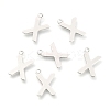 Non-Tarnish 201 Stainless Steel Charms X-STAS-C021-06P-X-1