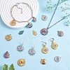16Pcs 8 Style Eye Theme 304 Stainless Steel Rhinestone Pendants STAS-SZ0002-85P-5