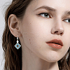 40Pcs 304 Stainless Steel Stud Earring Findings STAS-SC0010-33P-4