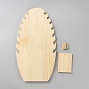 Wooden Slant Back Necklace Display Board NDIS-WH0016-09C-2