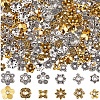 360Pcs 12 Styles Tibetan Style Alloy Bead Cap FIND-SC0008-81-1