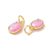 Real 18K Gold Plated Brass Micro Pave Cubic Zirconia Pendants KK-M243-07G-02-3