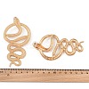Alloy Stud Earrings EJEW-R021-03KCG-02-3