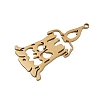 Halloween 201 Stainless Steel Pendants STAS-Z155-01B-G-2