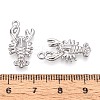 304 Stainless Steel Lobster Pendants STAS-T067-24P-3