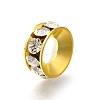 Brass Rhinestone Spacer Beads KK-M313-44B-12-1