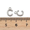 304 Stainless Steel Charms STAS-G356-08P-C-3