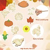 Thanksgiving Day Unfinished Blank Wooden Slices for Painting Arts WOOD-CJC0005-61B-1-3