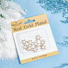 10Pcs Christmas Themed Brass Micro Pave Clear Cubic Zirconia Pendants ZIRC-BBC0002-87-6