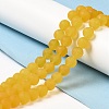 Natural Dyed White Jade Beads Strands G-M402-B01-01-2