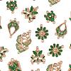 36Pcs 6 Styles Alloy Enamel Connector Charms FIND-FS0004-46A-3