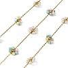 Handmade 304 Stainless Steel Beaded Chains CHS-L031-11G-05-1