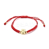 Adjustable Nylon Thread Braided Bead Bracelets Sets BJEW-JB05695-4