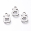 304 Stainless Steel Pendants STAS-A045-24P-1