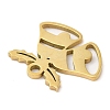 Christmas 201 Stainless Steel Charms LS-STAS-D053-06G-2