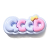Opaque Resin Cabochons LS-RESI-D275-02F-1