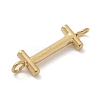 304 Stainless Steel Letter Connector Charms LS-STAS-M108-01G-09-2