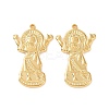 Ion Plating(IP) 304 Stainless Steel Pendants STAS-F293-03G-2
