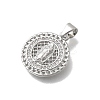 Brass Micro Pave Cubic Zirconia Pendants KK-D431-039P-2