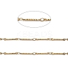 Ion Plating(IP) 304 Stainless Steel Rectangle Link Chains CHS-G025-12G-2