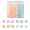 800Pcs 4 Colors Transparent Acrylic Beads FACR-TA0001-03-1