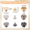 120Bags 3 Colors Iron Semi-Tublar Rivet Studs FIND-GF0008-27A-2