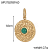 304 Stainless Steel & Natural & Synthetic Gemstone Beaded Pendants STAS-OY010-26G-8