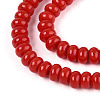 Opaque Solid Color Glass Beads Strands GLAA-ZX008-4mm-18N-3