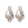 304 Stainless Steel Connector Charms STAS-N124-60P-1