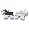 Rack Plating Alloy Enamel Pendants PALLOY-T075-159B-2