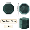 Velvet Cover Plastic Couple Ring Box VBOX-WH20003-001H-2