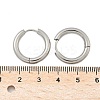Tarnish Resistant 304 Stainless Steel Huggie Hoop Earrings LS-EJEW-F111-20mm-P-3
