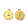 Ion Plating(IP) 
304 Stainless Steel Pendants STAS-I671-09G-1