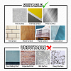 Translucent PVC Self Adhesive Wall Stickers STIC-WH0015-301-7