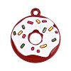 Spray Painted Alloy and Enamel Big Pendants PALLOY-T092-85B-1