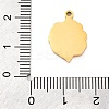 304 Stainless Steel Enamel Pendants STAS-Q338-01G-3