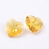 Romantic Valentines Ideas Glass Charms G030V10mm-03-2