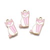 Rack Plating Alloy Enamel Pendants ENAM-S122-93-1