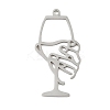 304 Stainless Steel Pendants STAS-G355-03P-1