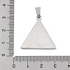 304 Stainless Steel Pendants STAS-D112-09AS-3