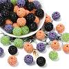 Halloween Theme Resin Rhinestone Beads RESI-L049-01B-1