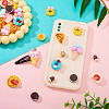 30Pcs 15 Styles Opaque Resin Imitation Food Decoden Cabochons RESI-TA0003-70-9