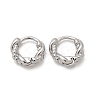 Brass Hoop Earrings EJEW-Q015-03P-01-2