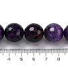 Natural Dragon Veins Agate(Dyed & Heated) Beads Strands G-K390-A14-01-5