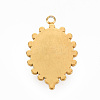 304 Stainless Steel Pendants STAS-N087-42H-2