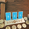 Natural Wood Card Stand for Tarot DJEW-WH0034-02D-4
