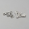 100Pcs Tibetan Style Alloy Chandelier Component Links FIND-WH0431-31G-2