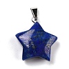 Natural Lapis Lazuli Pendants G-I319-01P-10-2